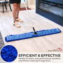 Microfiber Dust Mop Washable Commercial Mop Head Replacement, Blue