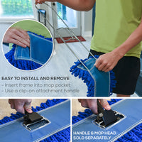 Bison Life Commercial Dust Mop Frame Rust-Resistant | Durable Build For Hardwood Floors