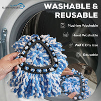 Bison Life Microfiber Spin Mop Replacement Heads Compatible with O Cedar EasyWring