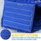 Dark Blue Blended Loop End Heavy Duty Mop Head Replacement, Wet Mop Refills for Industrial and Commercial Use