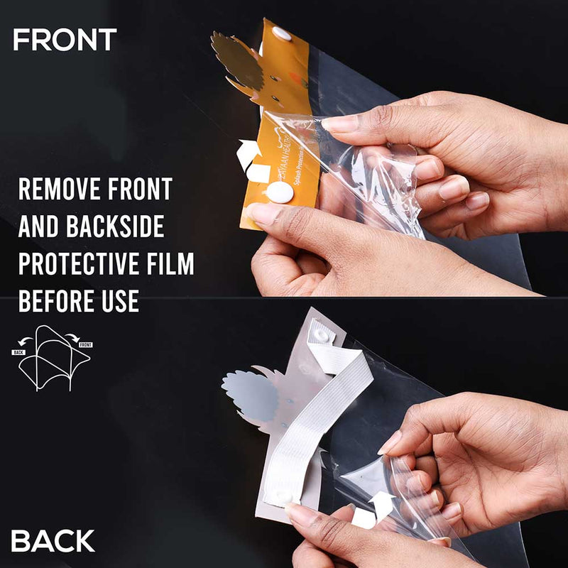 Kids Disposable Face Shield, Full Face Coverage, Lightweight