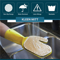 Bison Life Pet Grooming Mitt — Studded Bristle Massage Glove for Dogs & Cats