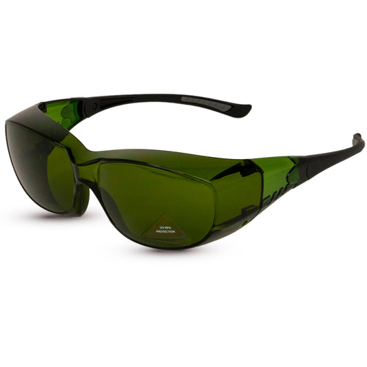 Bison Life PrimeX IR3 Safety Glasses, Anti-Fog-scratch Wrap Around Lenses