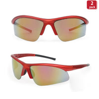 Bison Life Sport MTX  Anti-Fog Safety Glasses, Wraparound Outdoor Sports Eyewear, ANSI Z87.1
