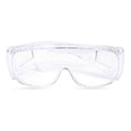 Diamont Vented Over Clear Safety Glasses, ANSI Z87.1, Anti-Scratch