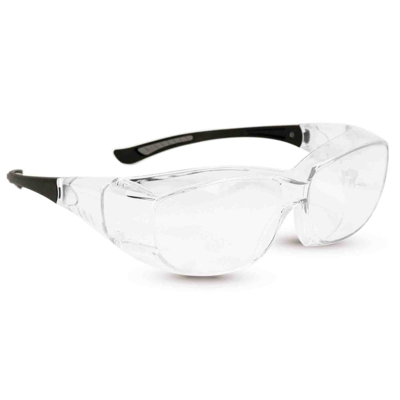 PrimeX Color Lens Black Temple Safety Glasses, Anti-Fog, ANSI Z87.1