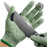 Reinforced Level 5 Cut Resistant Gloves, Touchscreen Compatible, 1-Pair