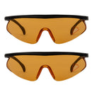 Simone Fully Adjustable Temple Safety Glasses, Anti Scratch-Fog Lens