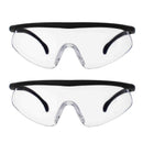 Simone Fully Adjustable Temple Safety Glasses, Anti Scratch-Fog Lens