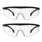 Simone Fully Adjustable Temple Safety Glasses, Anti Scratch-Fog Lens