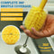 Goblet Cleaning Bottle Brush, Durable Bristles and Long Handle, Yellow