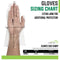 Disposable Food Handling Long Cuff Poly Gloves, 0.9g. 11.75" OSFM