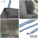 Premium PVC Leather Work Apron, Heavy Duty Black Design for Butcher, Workshop & Gardening