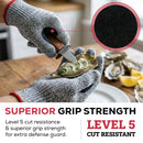 Level 5 Cut knit Gloves With Touchscreen Compatible - Bison Life