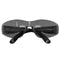 Crystal Color Lens Black Temple Safety Glasses, Impact Resistant Lens