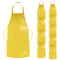 11.8 Mil Reusable TPU Bib Thick Apron, 35"x47", Waterproof & Oil Resistant