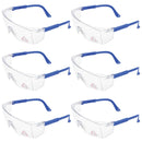 Boxer Clear Lens Color Temple Safety Glasses, Anti Scratch-Fog Lens