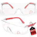 Boxer Clear Lens Color Temple Safety Glasses, Anti Scratch-Fog Lens