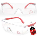 Boxer Clear Lens Color Temple Safety Glasses, Anti Scratch-Fog Lens