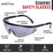 Simone Fully Adjustable Temple Safety Glasses, Anti Scratch-Fog Lens