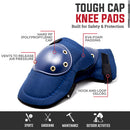 Tough cap knee pads for rugged tasks