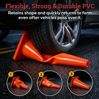 Bison Life 28" Orange PVC Traffic Safety Cone – High Visibility Construction & Road Safety Cone