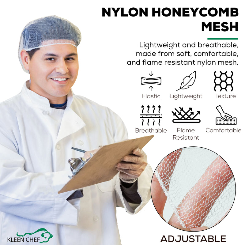 Alpha Net Disposable Honeycomb Hair Nets, Fits Adult and Youth (Pack of 100)