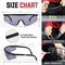 Simone Fully Adjustable Temple Safety Glasses, Anti Scratch-Fog Lens