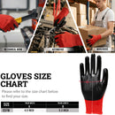 Nitrile Coated Work Gloves, Abrasion Resistant Mechanical Gloves, Nitrile Mechanics Gloves