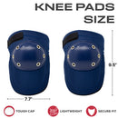 Thick knee pads with gel cushioning
