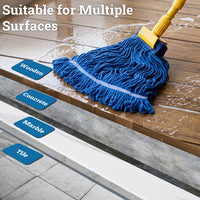 Bison Life Dark Blue Blended Loop End Heavy Duty Mop Head Replacement