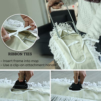 Bison Life Cut End Commercial Blended  Dust Mop Replacement Heads, Industrial for Floor Cleaning