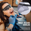 Simone Fully Adjustable Temple Safety Glasses, Anti Scratch-Fog Lens