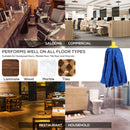 Kleen Handler Microfiber Mop Cloth Heads Replacements with 61" Extendable Handle, 3 Pc Screw On Mop Refill for Commercial & Household Cleaning, Compatible with All Standard US Threading Pole Handle