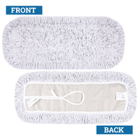 Bison Life Cut End Commercial Blended  Dust Mop Replacement Heads, Industrial for Floor Cleaning