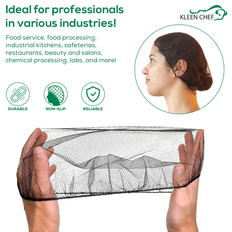 Alpha Net Disposable Honeycomb Hair Nets, Fits Adult and Youth (Pack of 100)