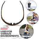 Camo Jax Safety Glasses, Anti-Scratch, Wind-Resistant, Anti-Slip