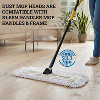 Bison Life Cut End Commercial Blended  Dust Mop Replacement Heads, Industrial for Floor Cleaning