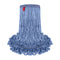 Blended Loop End Heavy Duty Mop Head Replacement, Wet Mop Refills for Commercial and Household Floor Cleaning, Blue