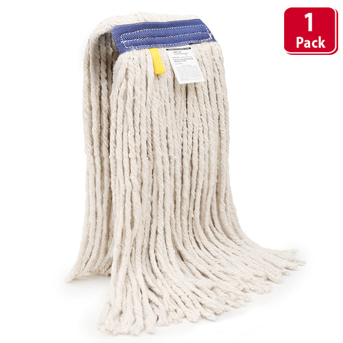 16 oz Cut end cotton mop head replacement 