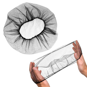 Bison Life Disposable Nylon Honeycomb Hair Nets – Food Service Hair Covers for Adults & Youth