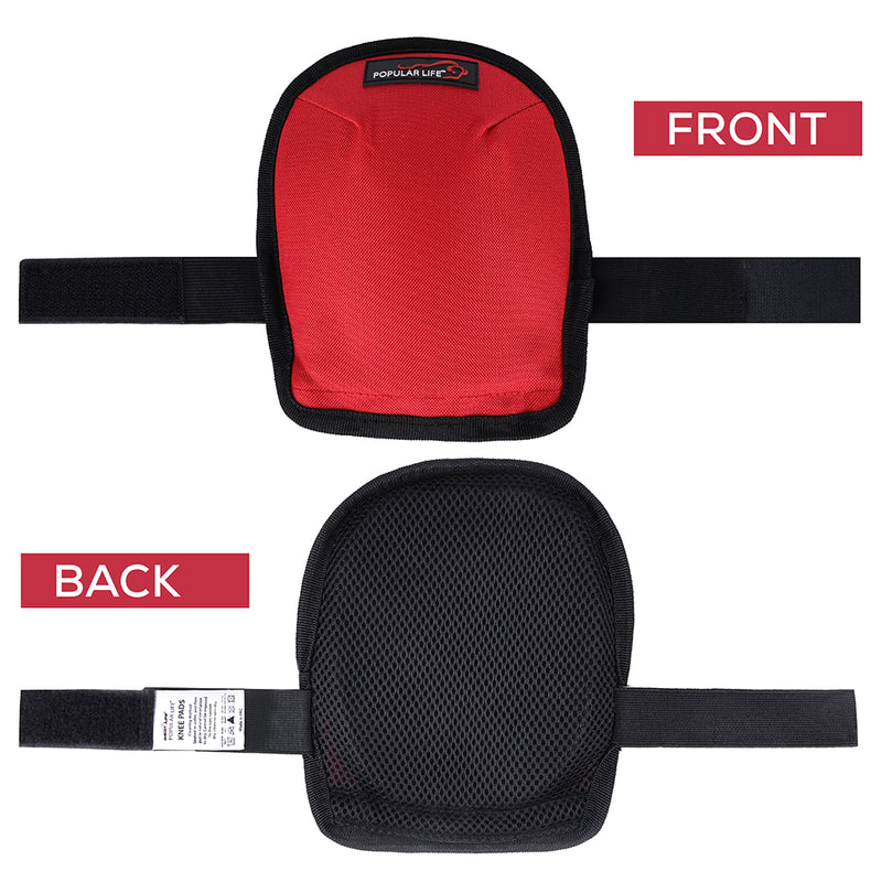 Lightweight Gardening Knee Pads with Removable and Replaceable Foam Pad Insert, Washable Soft Cap Knee Pad, Easy Fit with Adjustable Hook and Loop Velcro Closure Straps
