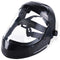 Full Face Protector Face Shield, Reusable, Secure Protection, Black
