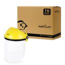 Hard Visor Reusable Face Shield, Single Crown Headgear