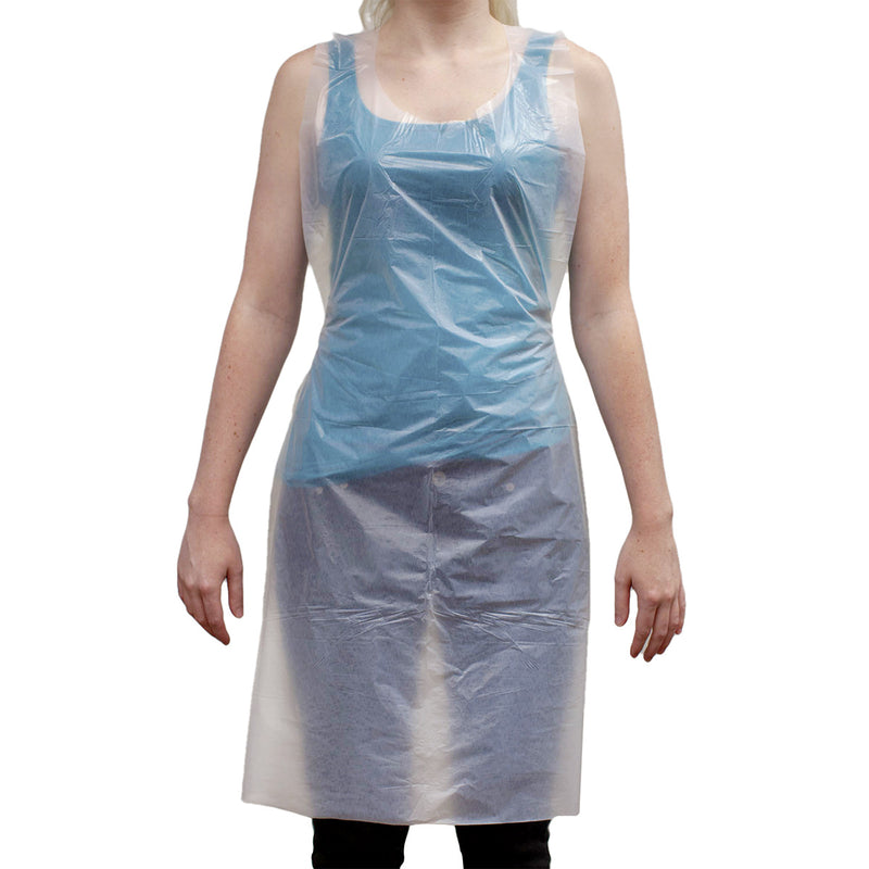 Bison Life Disposable Poly Aprons Waterproof Food Service