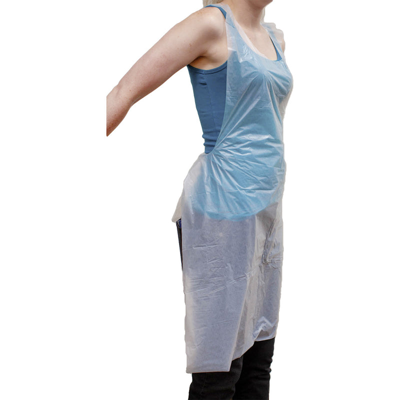 Bison Life Disposable Poly Aprons Waterproof Food Service