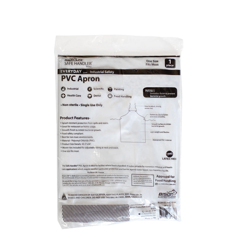 Bison Life PVC Waterproof Apron – Adjustable, Bacteria-Resistant, Splash-Proof