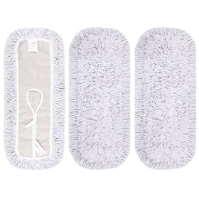 Bison Life Cut End Commercial Blended  Dust Mop Replacement Heads, Industrial for Floor Cleaning