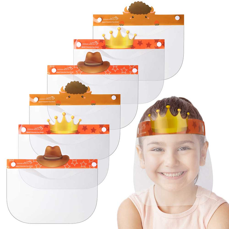 Kids Disposable Face Shield, Full Face Coverage, Lightweight