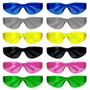 Keystone Full-Color Polycarbonate Safety Glasses, Anti-Scratch, ANSI Z87.1